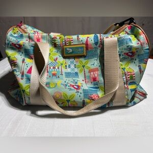 Lily Zen Tropical Print Duffel Bag